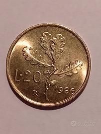Splendida moneta da 20 lire 