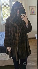 Pelliccia in Visone Femmina Naturale Taglio Medio