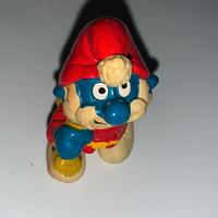 Rarissimo Grande Puffo Babbo Natale SCHLEICH 1980