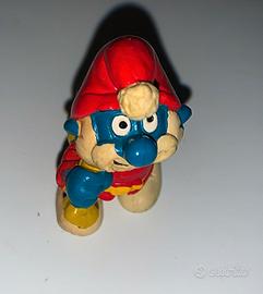 Rarissimo Grande Puffo Babbo Natale SCHLEICH 1980