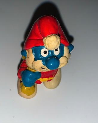 Rarissimo Grande Puffo Babbo Natale SCHLEICH 1980
