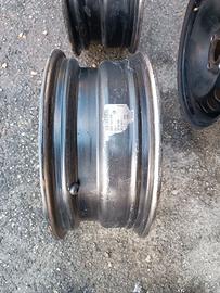 4 cerchi in acciaio 15" originali Opel