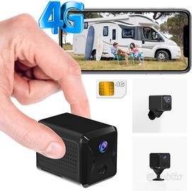 Telecamera Wifi 4G Sim Nascosta Interno Batteria