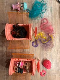 Bamboline serie LOL dolls con accessori parrucche