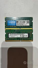 RAM Sodimm ddr4-3200 2x8gb=16gb dual channel CL22