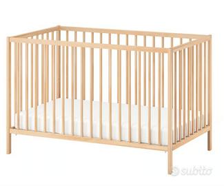 letto ikea + materasso
Lettino, faggio, 60x120 cm