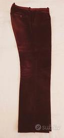 Pantaloni velluto Fellini bordeaux