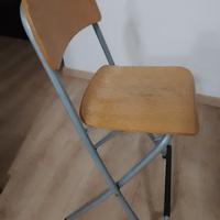 Sgabello bar pieghevole