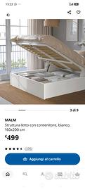 letto contenitore MALM  IKEA