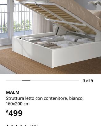 letto contenitore MALM  IKEA