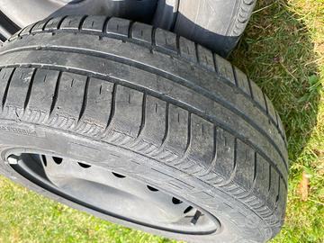 2 Cerchi ferro Renault Clio 2 con ruote 14"