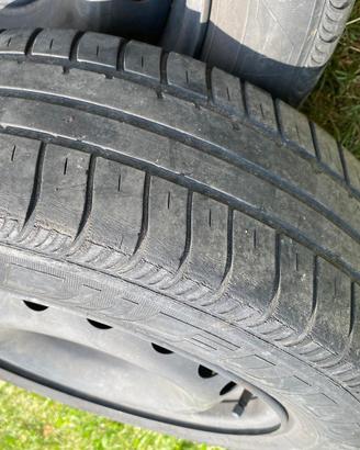 2 Cerchi ferro Renault Clio 2 con ruote 14"