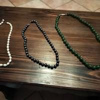 Lotto 3 collane vintage / bigiotteria in pietre