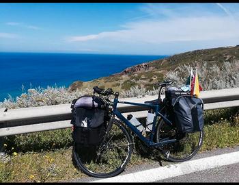 bici da viaggio triban RC 520 pronta x viaggiare 