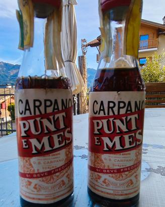 liquore mignon Punt e Mes Carpano 2 pezzi 