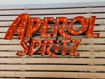insegna luminosa Aperol vintage 