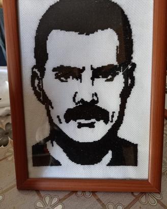 Freddy mercury punto a croce