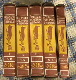 Dizionario Enciclopedico di Pedagogia SAIE Torino