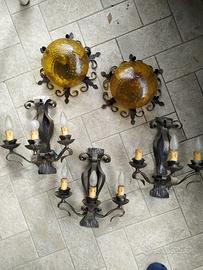 Lampade e applique da parete vintage in ferro