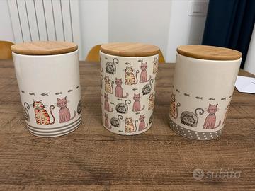 Set di 3 barattoli da cucina SPOTTED DOG