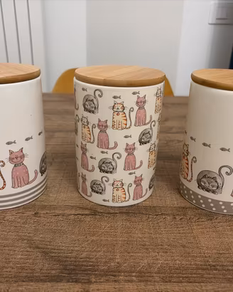 Set di 3 barattoli da cucina SPOTTED DOG
