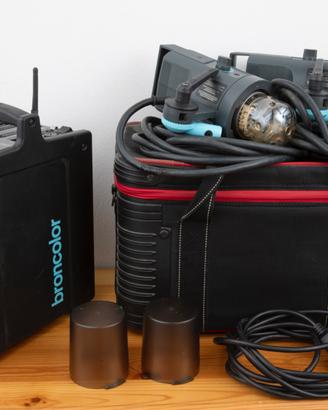 Broncolor generatore Verso A4 2400 + 2 torce