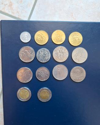 Lotto 14 monete Città del Vaticano Lire 