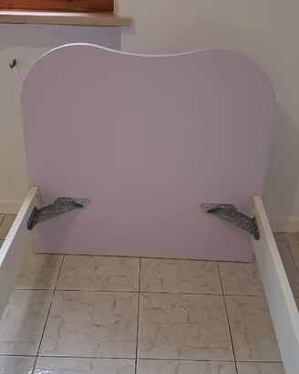 Letto bambina con rete a doghe