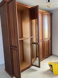 Mobile Armadio 6 ante Marrone Camera