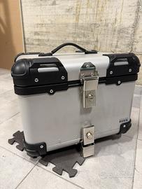 Bauletto Alluminio Moto Bagtecs XS45 45lt Silver