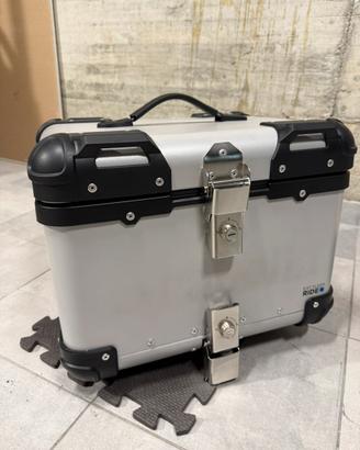 Bauletto Alluminio Moto Bagtecs XS45 45lt Silver