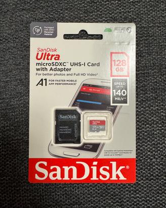 Micro SDXC San disk ultra UHS-I 128GB