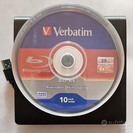 Masterizzatore Blu-ray e Verbatim BD-RE