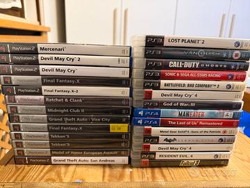 Giochi originali playstation ps2,ps3,ps4
