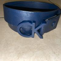 Cintura uomo calvin klein blu