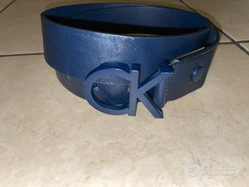 Cintura uomo calvin klein blu