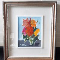 Quadro dipinto fiori Bianca Nelli
