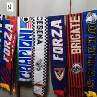 lotto sciarpe calcio 10 pezzi