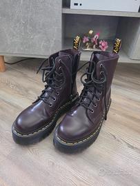 Stivali Dr Martens Platform Pelle Liscia Jadon 38