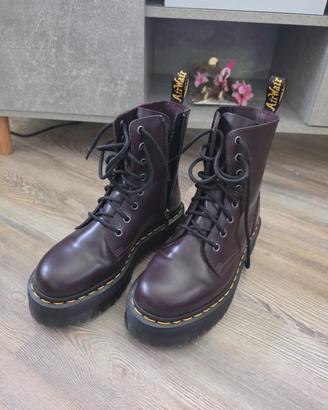 Stivali Dr Martens Platform Pelle Liscia Jadon 38