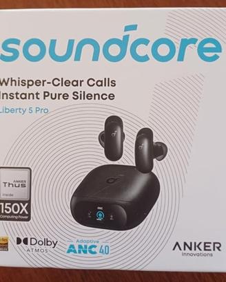 Soundcore Liberty 5 Pro Anker ANC Bluetooth Nuove