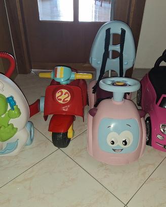 Macchina vespa e motocicli per bambini