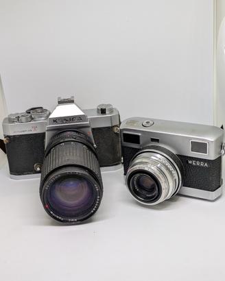 konica t3 + werra Zeiss tessar