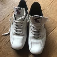 Scarpe walsh bolton england bianche pelle