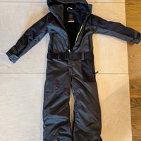 Tuta da sci salopette neve bambino 5/6 anni