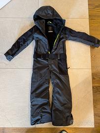 Tuta da sci salopette neve bambino 5/6 anni