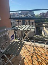 Set balcone Ikea pieghevole tavolo e 2 sedie
