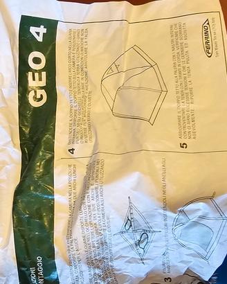 camping  tenda ferrino geon4 + materassini + cucin