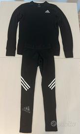 Pantaloni +maglia da running Unisex misura XS