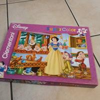 puzzle super color Biancaneve e i 7 nani